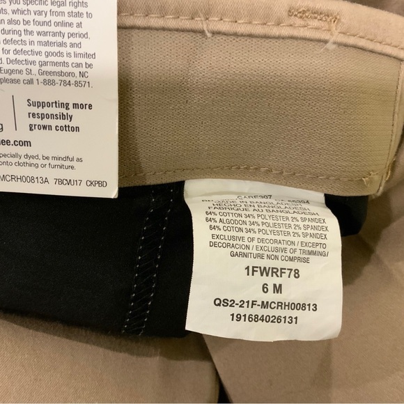 Lee Midrise Straight Women's Pants - Picture 7 of 8